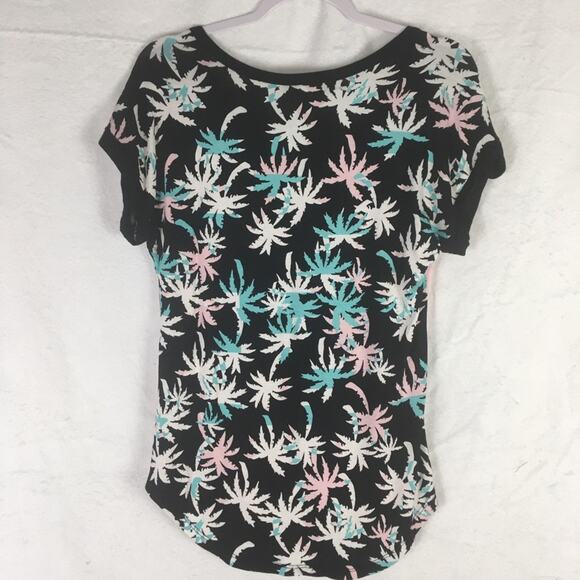Short Sleeve Round Neck Pocket Tee Palm Trees Size Small - Picture 6 of 6